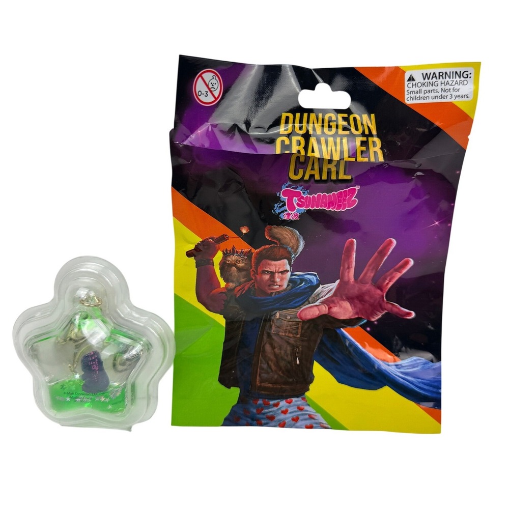 Dungeon Crawler Carl Tsunameez Liquid Keychain DCC MONGO RARE